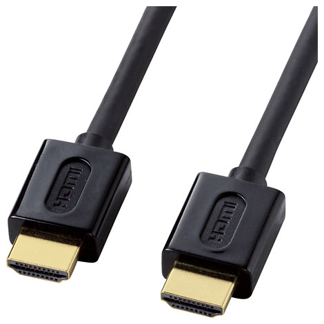 Hdmi Cable - サンワサプライ KM-HD20-15DBK ブラック イーサネット対応ハイスピードHDMIケーブル 1.5m