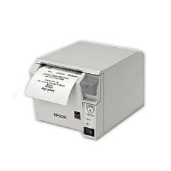 エプソン(EPSON) TM702UD241 クールホワイト レシートプリンター 前面操作 80mm幅対応
