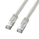 サンワサプライ KB-T6POE-15(ライトグレー) PoE対応 CAT6 LANケーブル 15m KBT6POE15