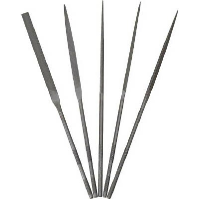 ツボサン HI00556T 精密ヤスリ 5本組 平