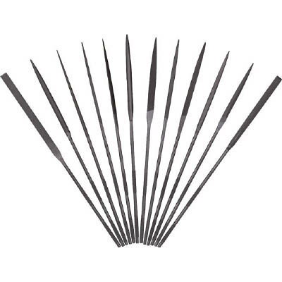 SA01256T 精密ヤスリ 12本組 三角