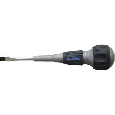 ↑↑↑正確な在庫状況は上記バナー「在庫状況を確認する」をクリックして頂き、必ずご確認ください。&nbsp;&nbsp;&nbsp;■滑りにくく力の入るスリット形状と六角形状(グリップエンド)です。■ハンマーで叩ける座金付です。●刃先:[[(-)]]5.5●軸長(mm):75●全長(mm):158●対辺(mm):●ハンドル径(mm):35材質仕上・クロム・モリブデン・バナジウム鋼・ポリプロピレン+エラストマー樹脂※メーカーの都合により、パッケージ・仕様等は予告なく変更になる場合がございます。　