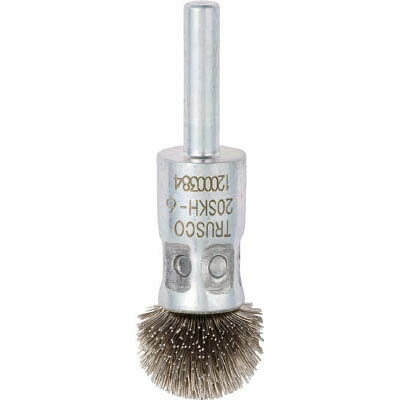 樂天商城 - トラスコ中山 20SKH-6 傘型ステンレスブラシ 半円型 Φ20