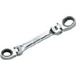 Socket Wrench - 京都機械工具 MR1S-1417F ショートラチェットめがねレンチ 両頭首振りタイプ 14X17mm