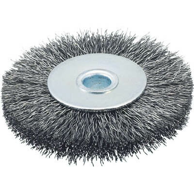トラスコ中山 TB-6342 ホイルブラシ 75X10mm穴 鋼線 線径0.3