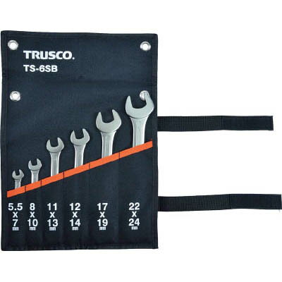 Wrenches - トラスコ中山 TS-6SC 両口スパナセット 6本組