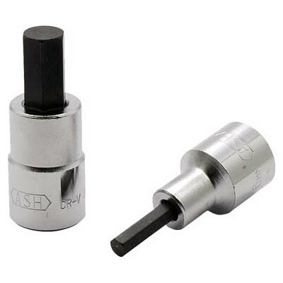樂天商城 - 旭金属工業 VX4004 ソケットレンチ用ヘキサゴンソケット12.7□×4mm