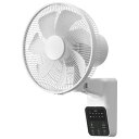 SKJAPAN(エスケイジャパン) SKJ-KT30WDC(WH) (ホワイト) 30cm DC 壁掛け扇風機 リモコン付