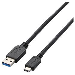 エレコム(ELECOM) USB3-AC10BK(ブラック) USB3.1ケーブル A-TypeC 1m