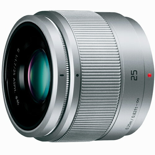 �ѥʥ��˥å�(Panasonic) LUMIX G 25mm/F1.7 ASPH. H-H025-S(����С�) �ޥ������ե����������ޥ���� ñ�������