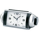 SEIKO NR442S(シルバーメタリック) 目覚まし時計 ライデン