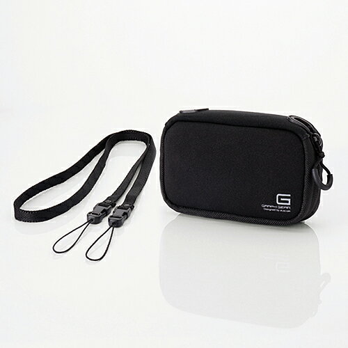 エレコム(ELECOM) DGB-062BK ブラック GRAPH GEAR デジタルカメラケース ソフトタイプ