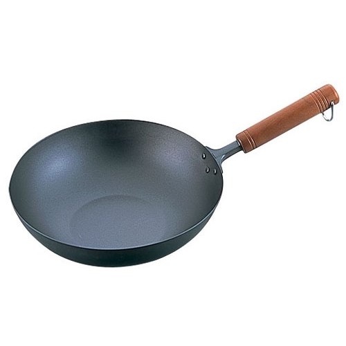 ☆新品・未使用☆純チタン　フライパン　30cm 木柄 楽天市場】長谷元 純チタン 木柄いため鍋 30cm（キッチン用品・食器