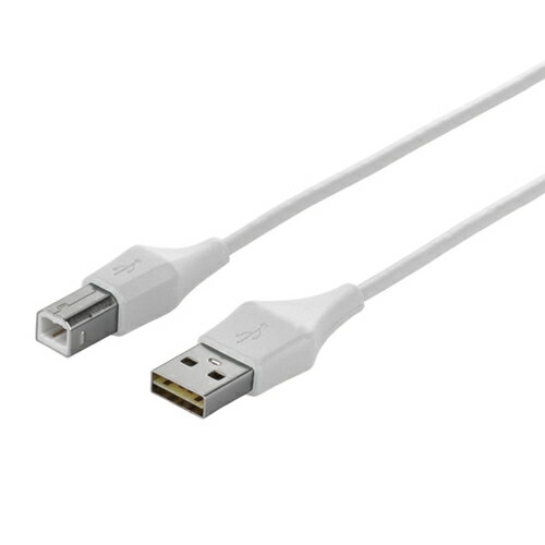 バッファロー(BUFFALO) BSUABDU230WHA(ホワイト) どっちもUSB2.0ケーブル/A to B 3m