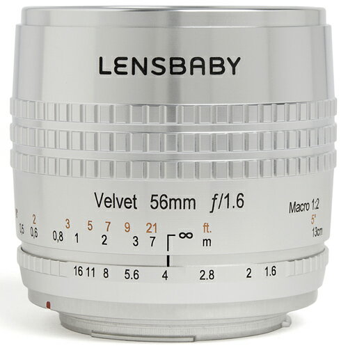 KENKO - レンズベビー LENSBABY Velvet 56 シルバー キヤノンEF用 4961607860083