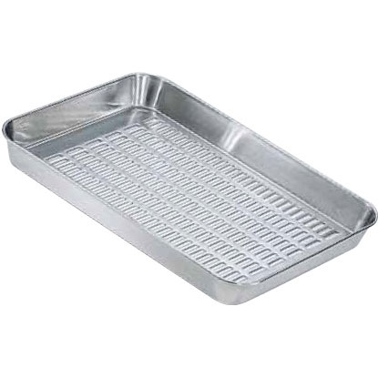 三宝産業 水切バット 10枚取 18-8ステンレス