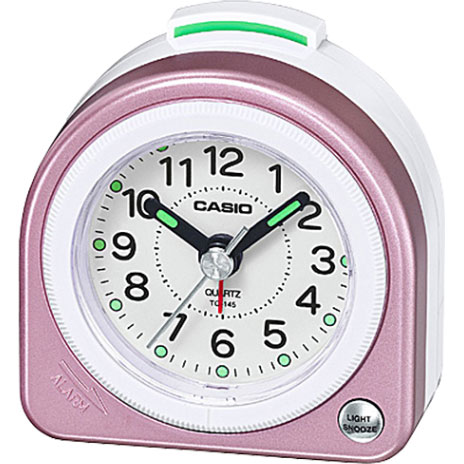 CASIO カシオ TQ145-4BJF ピンク 目覚まし時計