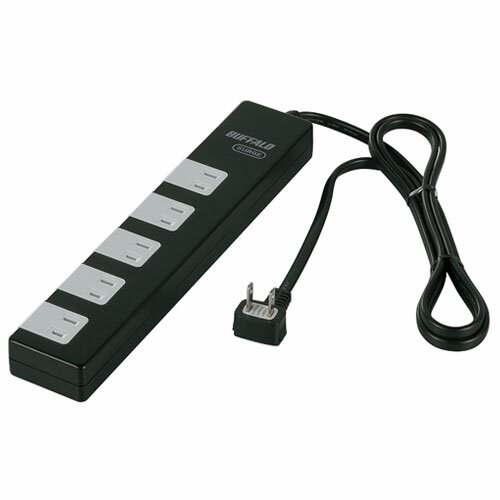 バッファロー(BUFFALO) 2ピン式電源タップ 10個口 1.5m BSTAPSD21015BK ブラック