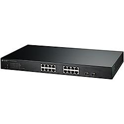 PLANEX(プラネックス) SWE-0216G3 6ポート＋2コンボポート 10M/100M/1000M WebスマートPoEスイッチ