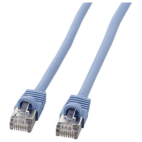 樂天商城 - サンワサプライ KB-STP-07LBN ライトブルー STPエンハンスドカテゴリ5単線ケーブル 7m