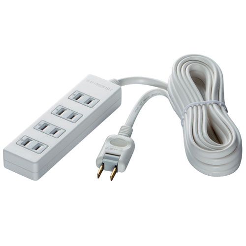 ↑↑↑正確な在庫状況は上記バナー「在庫状況を確認する」をクリックして頂き、必ずご確認ください。&nbsp;&nbsp;&nbsp;■2ピン4個口の電源タップ■落雷による機器の故障を防ぐ雷サージガード付■スイングプラグで、狭い場所でも壁にピッ...