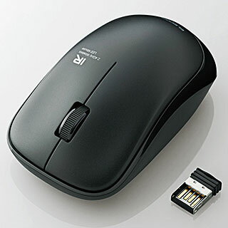 쥳(ELECOM) M-IR07DRSBK ֥å 2.4GHz³ ֳLED 3ܥ