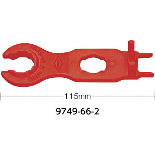 Rakuten - クニペックス(KNIPEX) 9749-66-2 クニペックス 9749-66-2 MC4コネクター用取付工具 2丁1セット