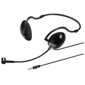サンワサプライ MM-HS403BK ブラック ヘッドセット