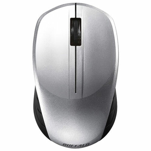 버팔로 (BUFFALO) BSMBW100SV 실버 USB 무선 BlueLED 마우스 무선 2.4GHz 연결 3 버튼