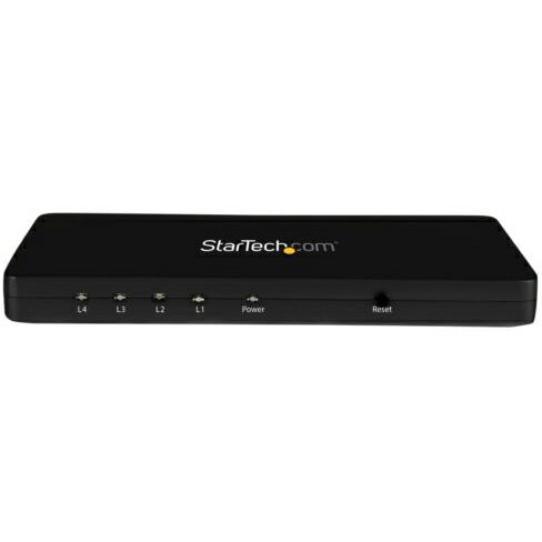 StarTech(スターテック) ST124HD4K(ブラック) 4出力対応 4K HDMI 分配器スプリッター アルミ筐体