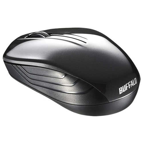 バッファロー(BUFFALO) BSMBW107BK(ブラック) ワイヤレスBlueLEDマウス 無線(2.4GHz) 接続 3ボタン バッファロー(BUFFALO) BSMBW107BK(ブラック) ワイヤレスBlueLEDマウス 無線(2.4GHz) 接続 3ボタン