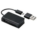 エレコム(ELECOM) MRS-MBH10BK スマホ・タブレット用メモリリーダライタ(USBポート付)(2)
