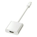 サンワサプライ AD-MDPPHD01 ミニDisplayPort-HDMI変換アダプタ(2)