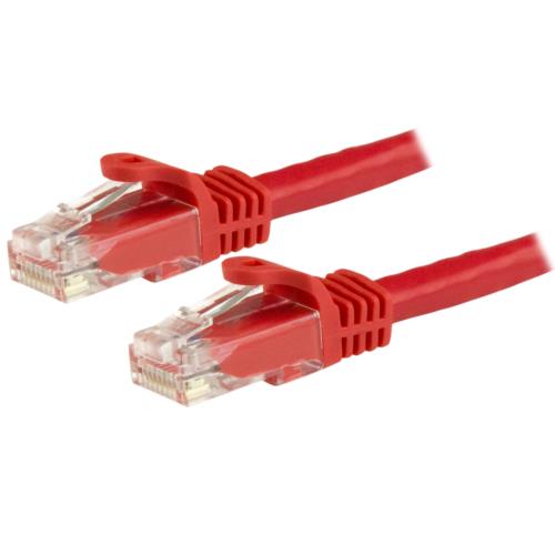 StarTech(�������ƥå�) N6PATC15MRD 15m Cat6 LAN�����֥� ��å� �ĥ��ޤ��ɻߥ��С��դ�