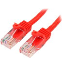 StarTech(スターテック) 45PAT50CMRD 0.5m Cat5e LANケーブル 爪折れ防止 レッド(2)