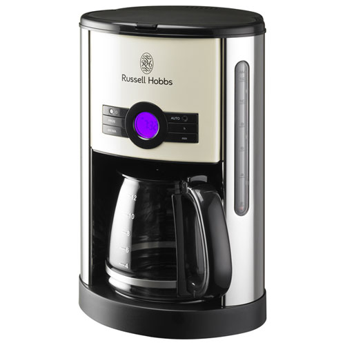 【長期保証付】ラッセルホブズ(Russell Hobbs) ヘリテージコーヒーメーカー 18498JP(クリーム)