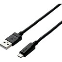 GR(ELECOM) MPA-AMB2U20BK(ubN) 2AΉmicroUSBP[u 2.0m