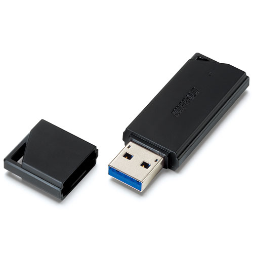 バッファロー(BUFFALO) RUF3-K64GB-BK ブラック RUF3-KBシリーズ USB3.1 Gen1 /3.0...