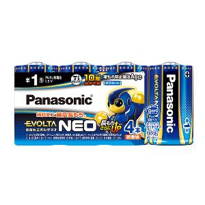 パナソニック(Panasonic) LR20NJ/4SW 乾電池エボルタネオ単1形4本パック パナソニック(Panasonic) LR20NJ/4SW 乾電池エボルタネオ単1形4本パック