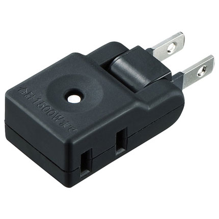 サンワサプライ スイングミニタップ 2個口 横挿し TAP-AC8BK ブラック TAPAC8BK