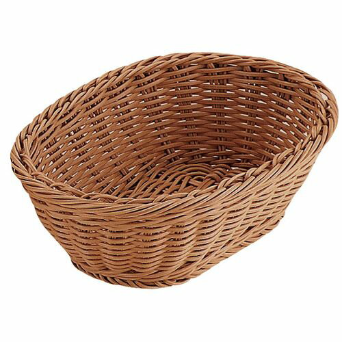 筛 - トーダイ PP小判型バスケット ブラウン 24型 OV-110-BR