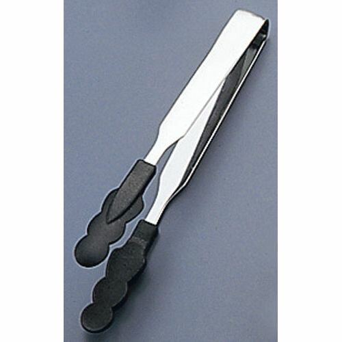 田辺金具 18-0N抗菌 耐熱カラートング スリム 小 ブラック