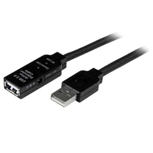 StarTech(スターテック) USB2AAEXT15M USB 2.0アクティブ延長ケーブル 15m オス/メス