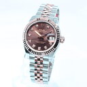 ROLEX デイトジャスト 28 レディース 279171G チョコ