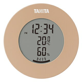 タニタ(TANITA) TT-585-BR(ライトブラウン) デジタル温湿度計のサムネイル