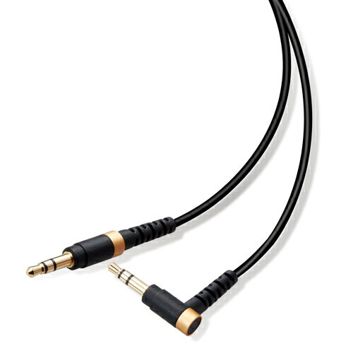 エレコム(ELECOM) AX-35MSL10BK ブラック 高耐久オーディオφ3.5AUXケーブル L字-ス...