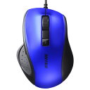 バッファロー(BUFFALO) BSMBU300BL(ブルー) USB 有線BlueLED光学式マウス 静音 5ボタン