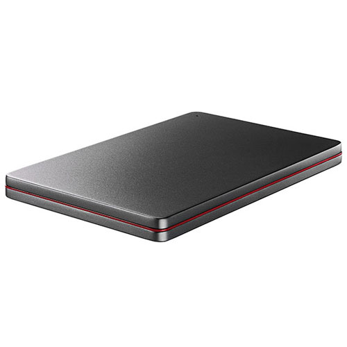 IODATA アイ・オー・データ HDPX-UTS2K(Black×Red) ポータブルHDD 2TB USB3.0/2.0接続 HDPXUTS2K