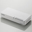 エレコム ELECOM EHC-G08PN2-JW(ホワイト) 1000BASE-T対応スイッチングハブ 8ポート EHCG08PN2JW(2)