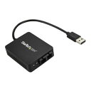 US100A20FXSC(ブラック) USB 2.0 - 光ファイバー変換アダプタ 100Base-FX 2芯SCコネクタ(2)